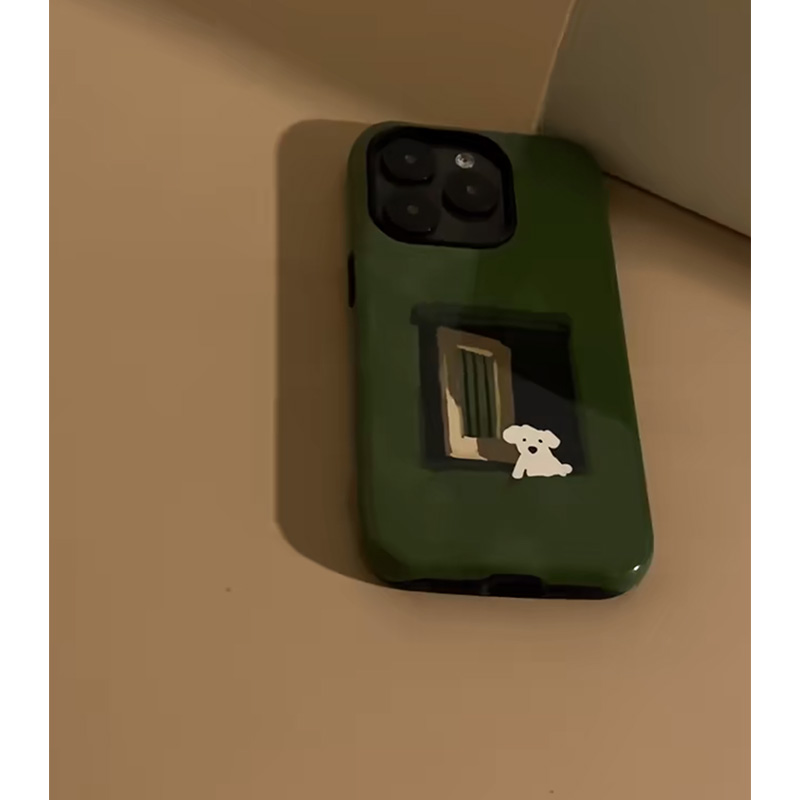 趣味可爱卡通菲林二合一手机壳