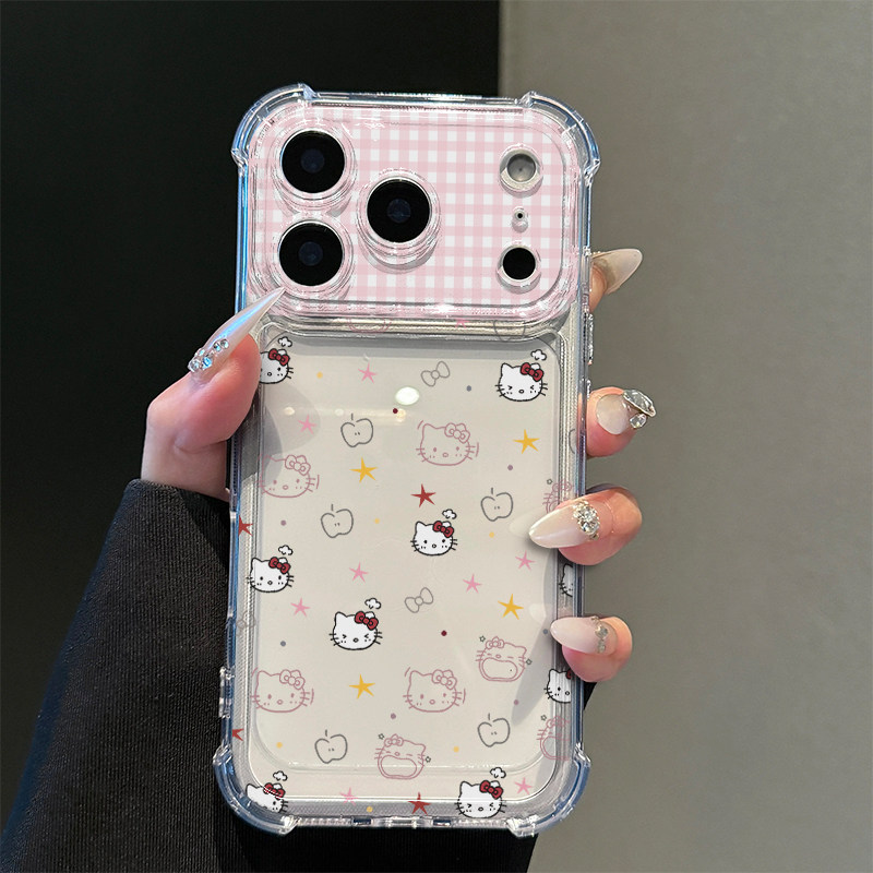 苹果满屏猫咪适用iPhone17promax苹果16pro手机壳15华为mate70透明气囊vivox200荣耀400全包防摔14小米17oppo