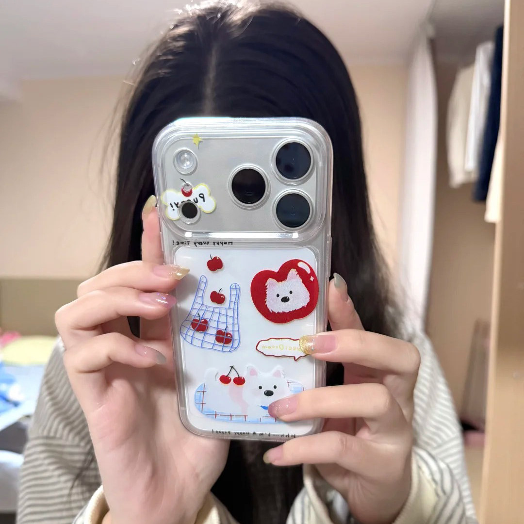 苹果袋西高地适用苹果17手机壳iPhone15promax新款16华为p70荣耀300防摔13小米14透明vivo全包oppo软壳findx8