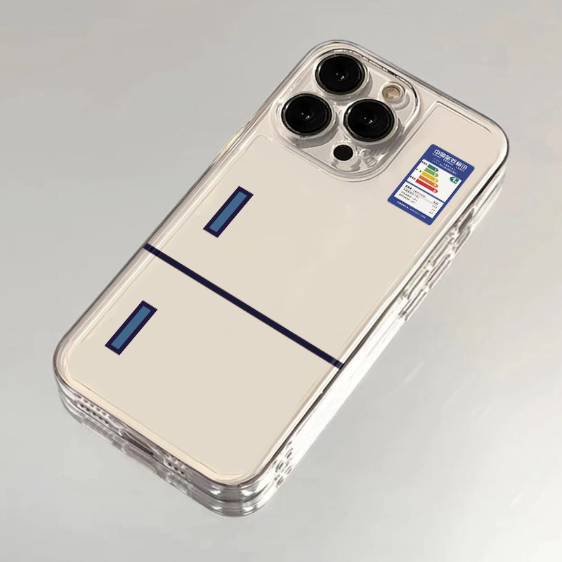 简约趣味全包透明手机壳适用防摔