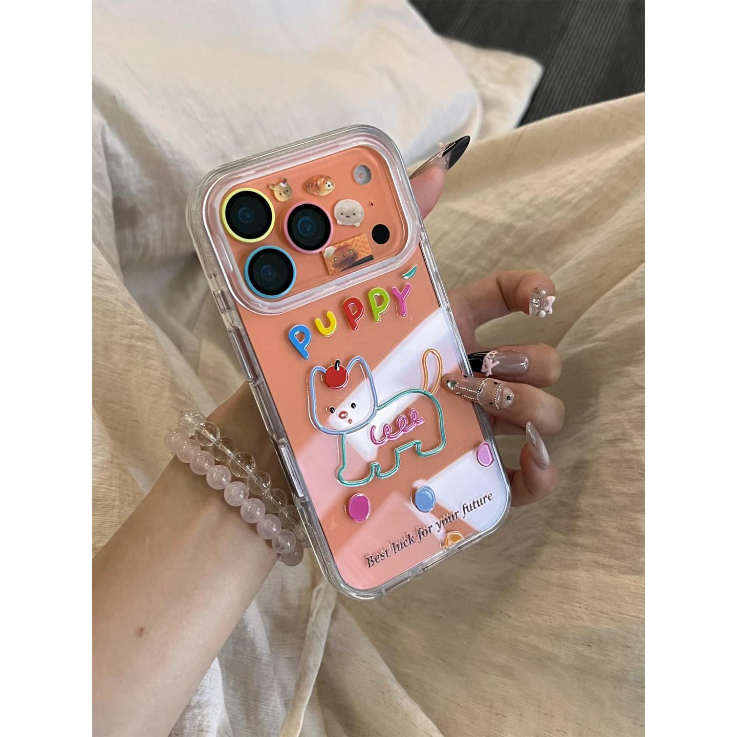 多巴胺线条小狗适用苹果17手机壳iPhone15promax新款16pro华为p70荣耀300防摔小米14透明vivoppo全包12软壳11,3C数码配件,手机保护套/壳,淘宝优惠券,粉丝福利购,淘宝优惠卷