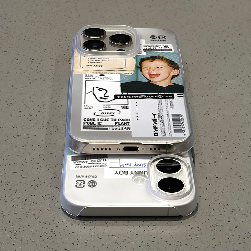 欧美男孩适用苹果16手机壳iPhone15promax新款13华为mate70荣耀300创意vivoiqooz9x半包oppo小米15红米12超薄