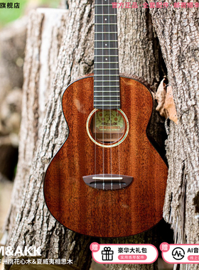 彩虹人AMM3尤克里里AMM2全单23寸26寸AKK3乌克丽丽专业单板电箱