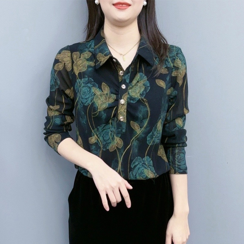 韩国大码亨利领T恤 春秋长袖修身T恤 显瘦休闲女装上衣