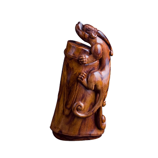 海南黄花梨虎皮纹手串15mm老料男款佛珠手链随身盘玩车挂档把念珠