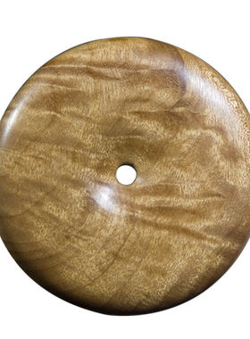 四川金丝楠木水波纹把玩居家吊坠