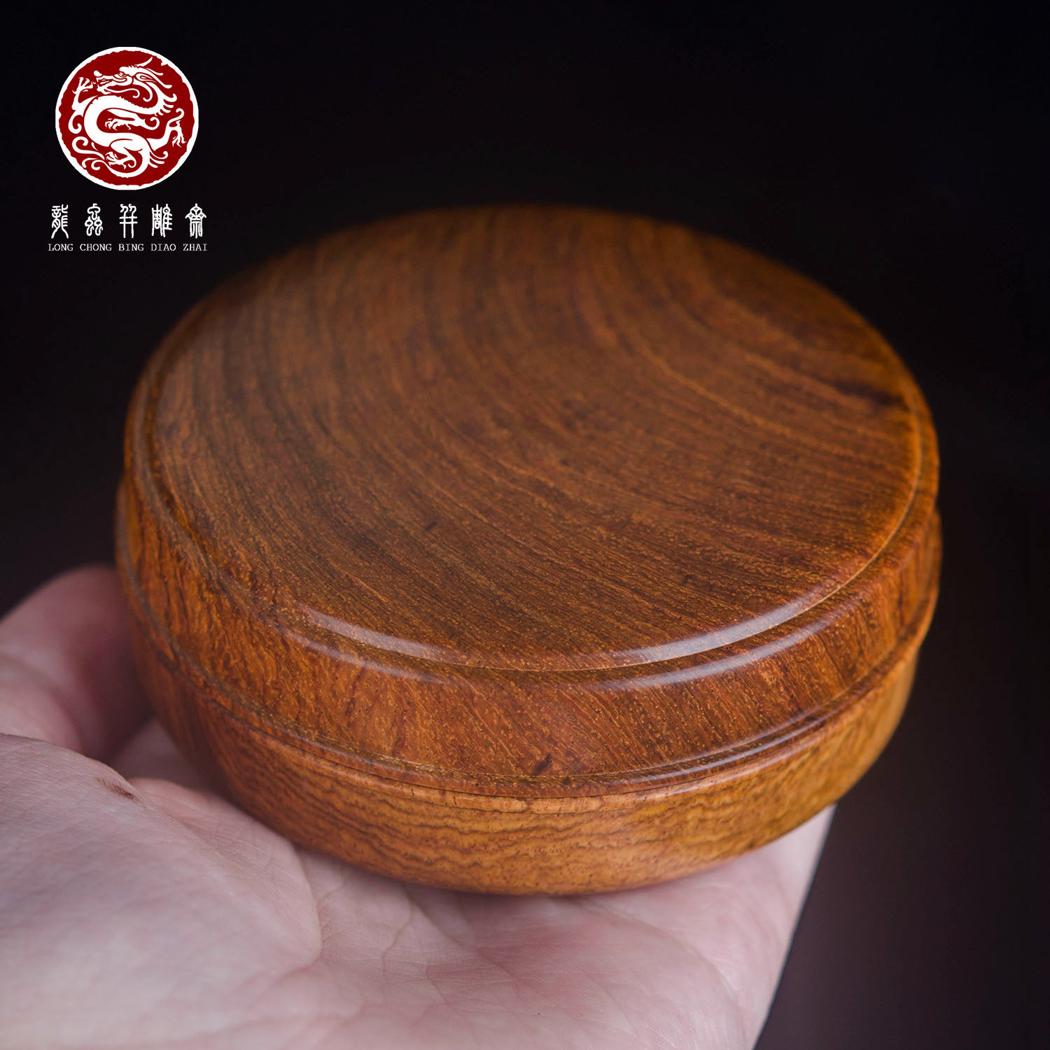 海南黄花梨木胭脂盒老料油梨女款随身把玩耳环收纳盒印泥盒嫁妆
