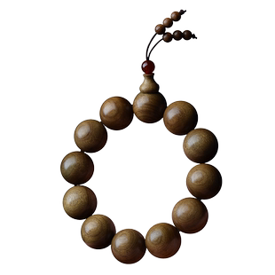 金丝楠木手串四川小叶桢楠水波纹阴沉木乌黄绿料佛珠手链2.0男女