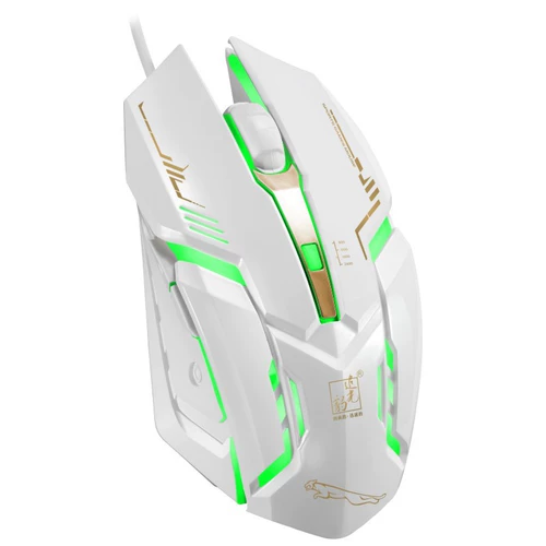 Применимо к Lenovo Dell Wired Optoelectronics Led Light Light Mouse Mouse USB Game Mouse DPI регулируется