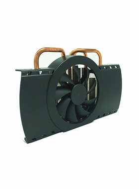 适用3热管铜底风扇微星RX590 580 570 480 470铜底热管显卡散热器