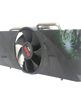 适用台式机电脑影驰9800GT黑将版 9800GTX+游戏显卡热管滚珠风扇