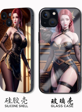 斗破苍穹雅妃手机壳XR苹果14全包13P小米11适用12promax硅胶K50红米note10华为P40荣耀50/vivoS15/OPPO玻璃壳
