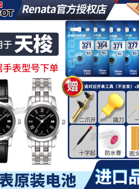 天梭1853手表电池原装适用于T033210A 经典 T-CLASSIC CLASSIC DREAM男士女石英电子表换电池更换工具电子