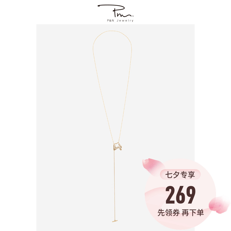 PN Jewelry ¼ÄÇéÓÚÉí ÏîÁ´Å®Å·ÃÀ¼òԼʱÉг¤¿îµõ×¹chokerËø¹ÇÁ´
