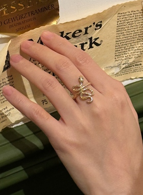 法式原创设计轻奢新款指环