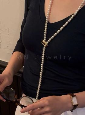 珠光毛衣链2025新款爆款项链