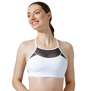 AUMNIE澳弥尼热忱网纱Y形胸围美背聚拢减震含胸垫瑜伽健身高强度