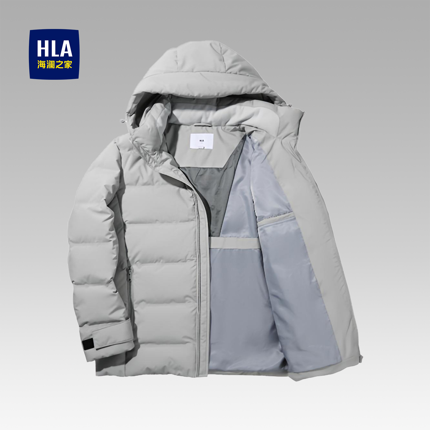 海澜之家羽绒服男士短款