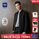 保暖绅士外套男 系列全羊毛大衣25秋冬新款 HLA 海澜之家轻商务经典