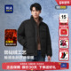 YOUNG保暖立领羽绒服秋冬石墨烯黑色外套男士 HLA 海澜之家POWER