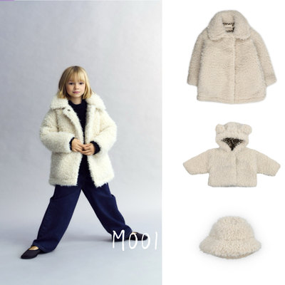 Mooi The New Society25AWTNS秋冬新款毛毛保暖外套帽子