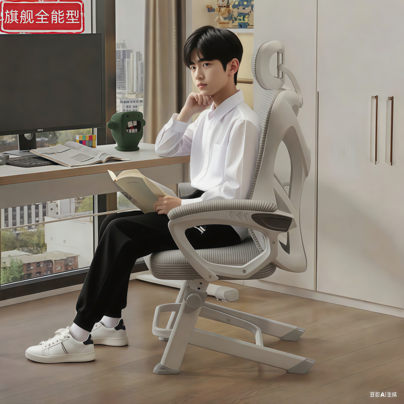 学习椅子青少年专用写字椅可调节人体工学椅升降书桌椅办公电脑椅,住宅家具,儿童学习椅,淘宝优惠券,粉丝福利购,淘宝优惠卷