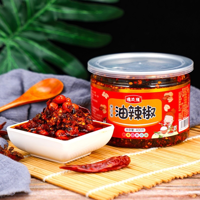 德政缘辣椒酱 辣过瘾油辣椒400克罐装 香辣脆拌面拌饭 调出好味道,粮油调味/速食/干货/烘焙,下饭/拌饭酱/拌饭料,淘宝优惠券,粉丝福利购,淘宝优惠卷
