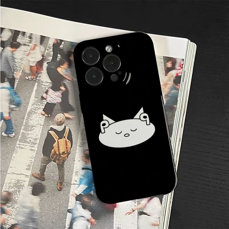 pp耳机猫适用iPhone14Pro/17手机壳11/6/xr苹果14/15Promax软情侣8p手机壳简约