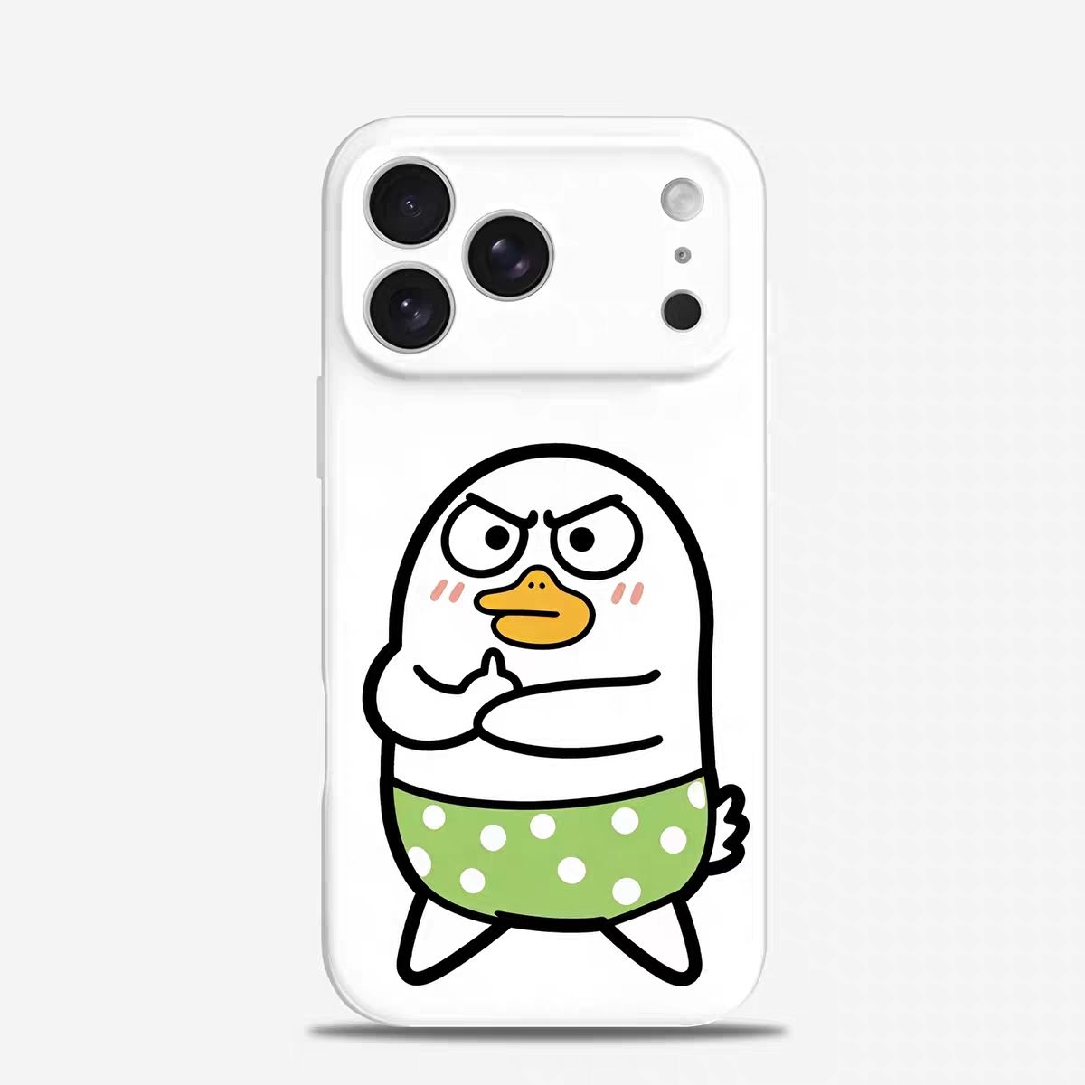 小刘鸭适用iPhone14Pro/17手机壳11/6/xr苹果14/15Promax软情侣8p手机壳简约