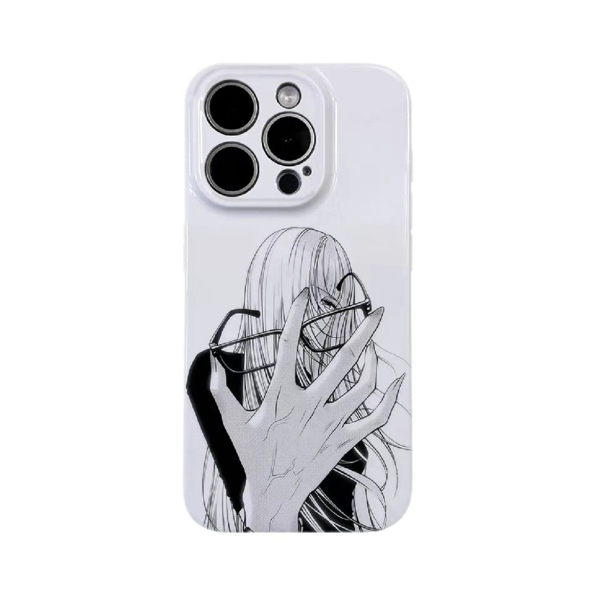 手指眼镜适用iPhone14Pro/17手机壳11/6/xr苹果14/15Promax软情侣8p手机壳