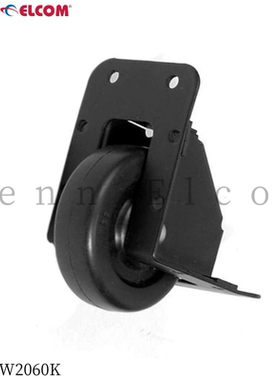 Penn Elcom2.5寸 PU脚轮定向固定轮航空箱木箱工业家具配件W2060K