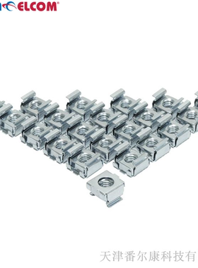 Penn Elcom番尔康金属镀锌方形卡式固定螺母卡扣设备机柜S1172