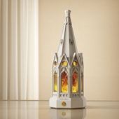 壁光里香薰扩香石精油香氛水晶盐石香氛建筑小夜灯生日礼物氛围灯