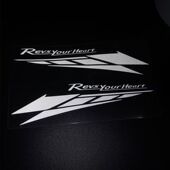 适用于雅马哈YAMAHA机车摩托车踏板贴纸防水反光装 饰贴灯眉贴纸