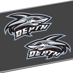 鲨鱼车队个性 饰贴 创意车贴电动车摩托汽车划痕遮挡贴纸车窗防水装