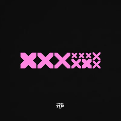 汽车反光贴十叉字母标志潮流贴纸