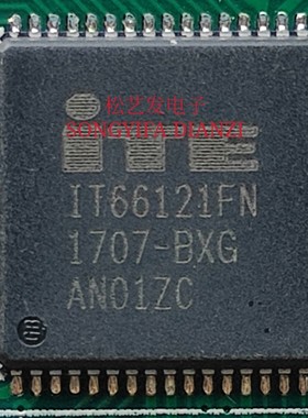 IT66121FN/BX  IT66121FN  QFN64封装 全新原装 高清视频转换芯片