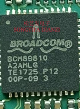 BCM89810A2AMLG  QFN48封装 以太网控制器 原装拆机IC 询价 现货
