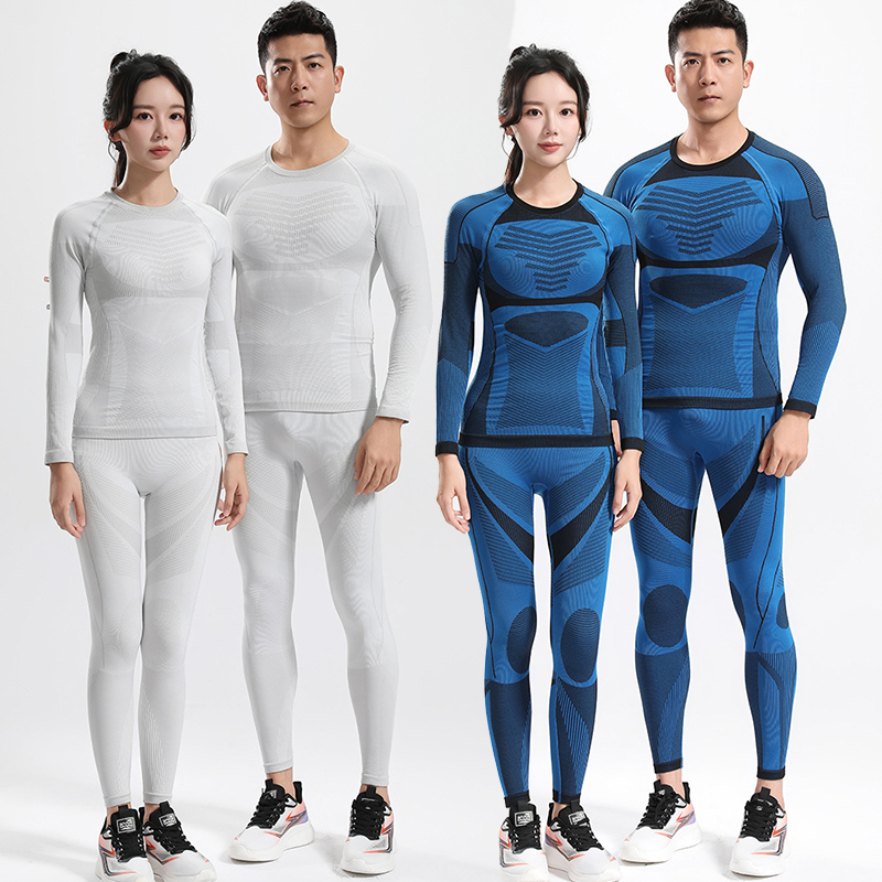 健身紧身衣跑步运动压缩保暖套装