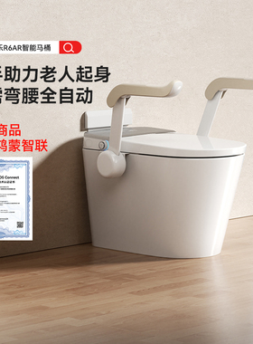 佳普乐R6AR智联马桶扶手助力起身AI语音唤醒出泡（支持鸿蒙智联）