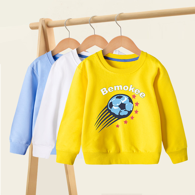 宝宝卫衣男1-3岁男童春秋上衣2021新款韩版儿童长袖t恤套头衫女潮|ruв категории Детская одежда, свитер/свитер - от Buy2taobao.com для оказания профессиональной услуги покупки агента Taobao