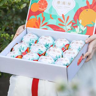 八方来财唐嫣甜心柚爆汁柚超精品大果甜礼盒装顺丰快递包邮