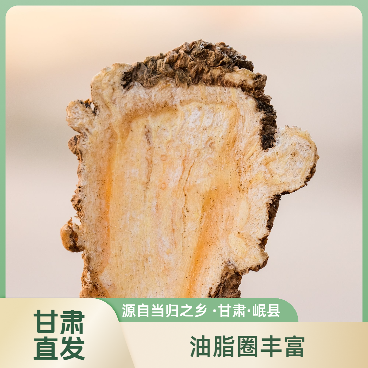 【农户种植】当归头片甘肃岷县岷归大片正品当归中药材