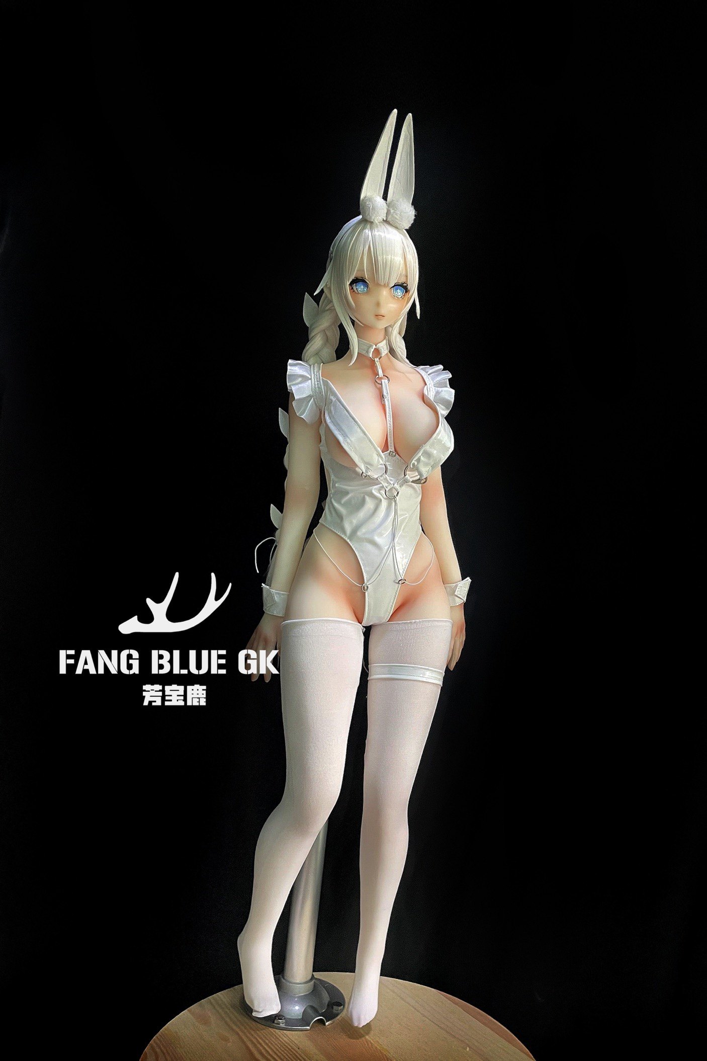 碧蓝航线恶毒号 懒懒的白兔cos 1/3全钢关节包胶人偶 可魔改定制