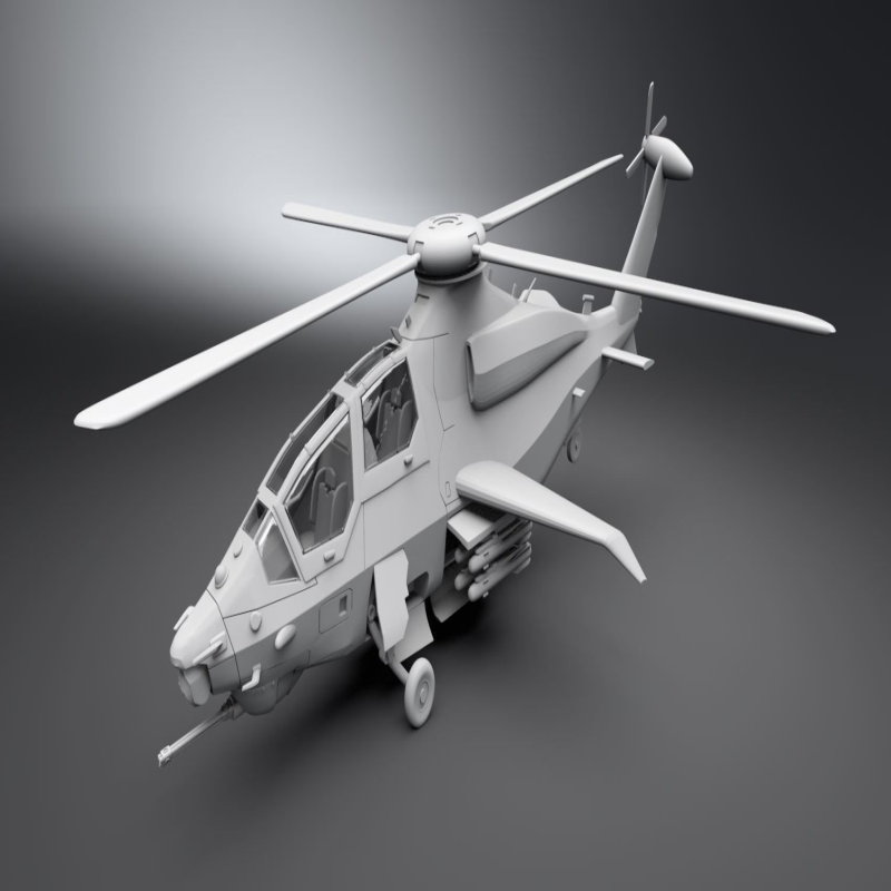 北江动力贝尔360直升机模型白膜1/35默认快递顺丰 满200！！！机