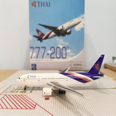 DRAGONWINGS DW 威龙 1: 400泰国航空 B777-200 HS-TJA威龙罕见