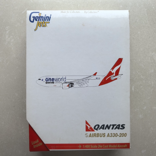 Geminijets Qantas 澳洲航空 澳大利亚航空 1:400飞机模型 A330-2