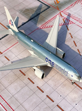 NG model 美国航空 B777-200 N796AN 钢管寰宇一家涂装 1/400 #
