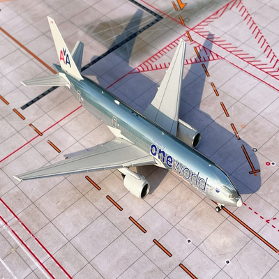 NG model 美国航空 B777-200 N796AN 钢管寰宇一家涂装 1/400 #