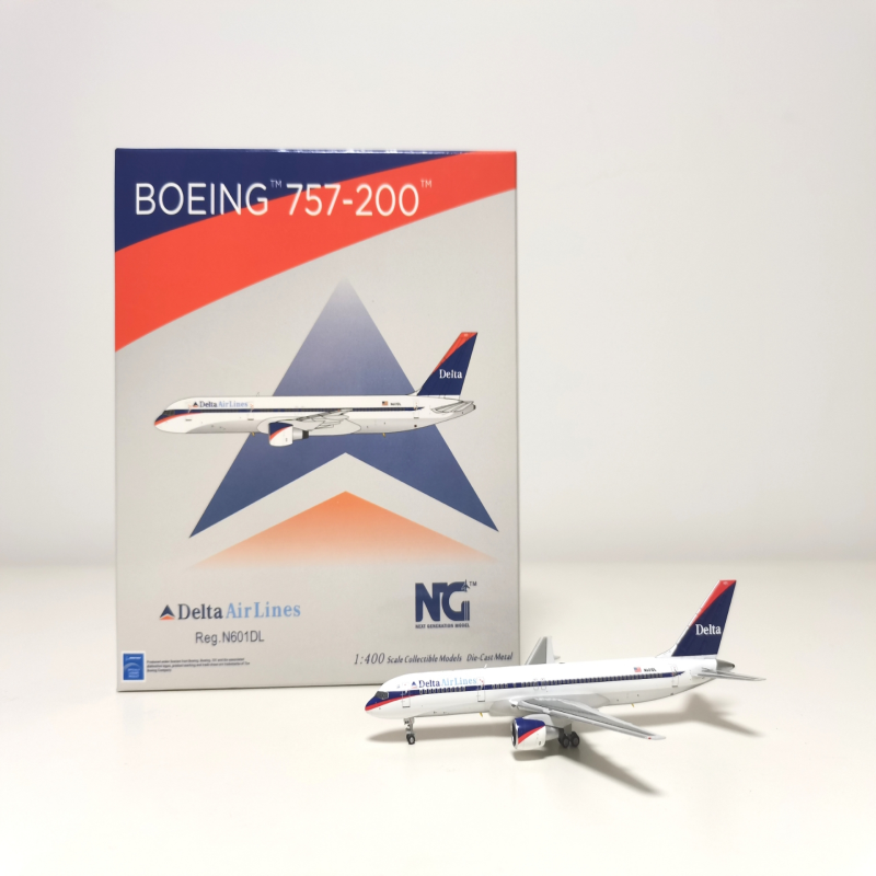 达美航空757-200旧涂装Delta合金1:400 NG波音B757飞机模型机型